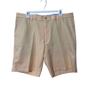 Peter Millar Golf Shorts Men's Size 38 Peach Sports Spring Summer Casual